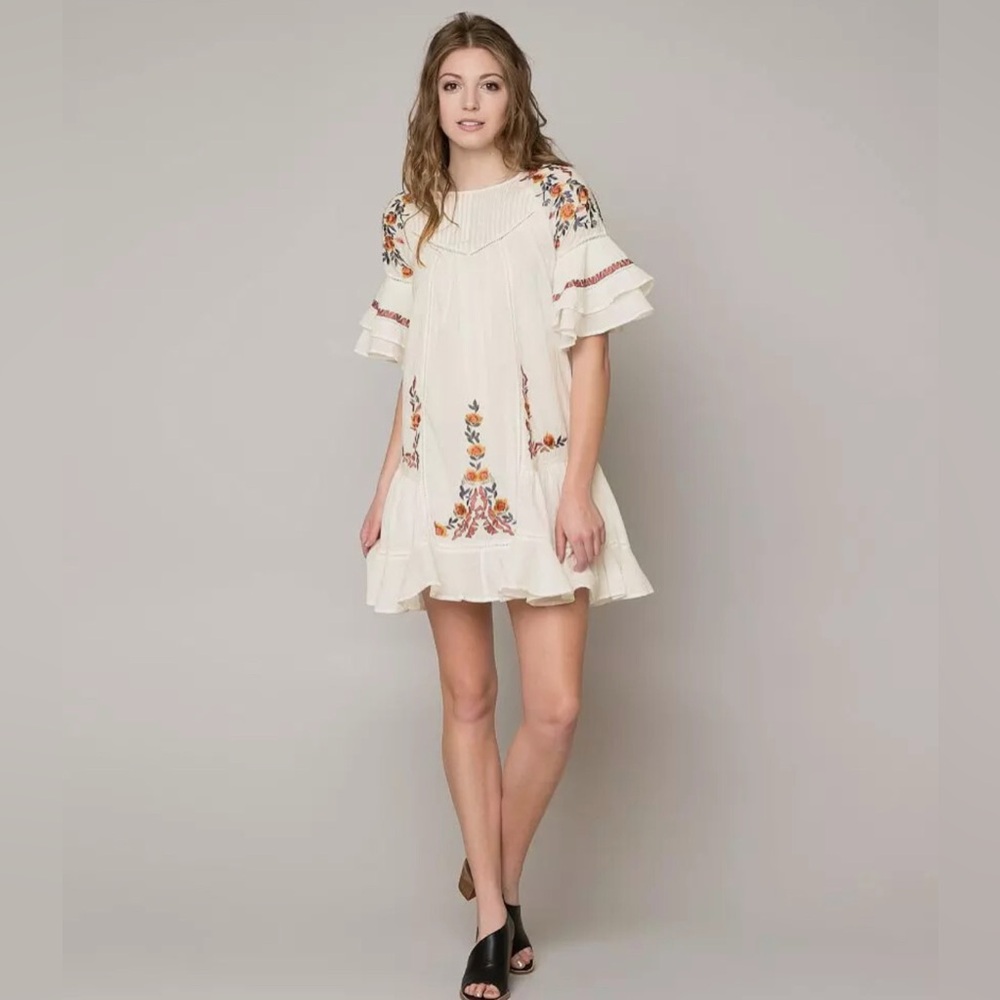 Free people pavlo embroidered dress